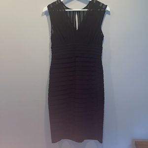 Adriana Papel Size 6 Bodycon Black Dress